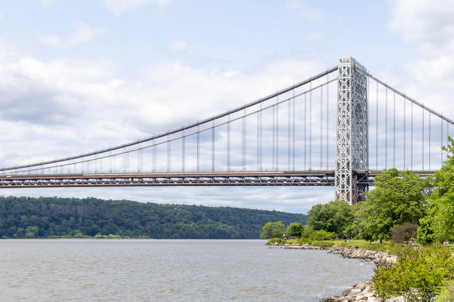 George Washington Bridge Over Hudson