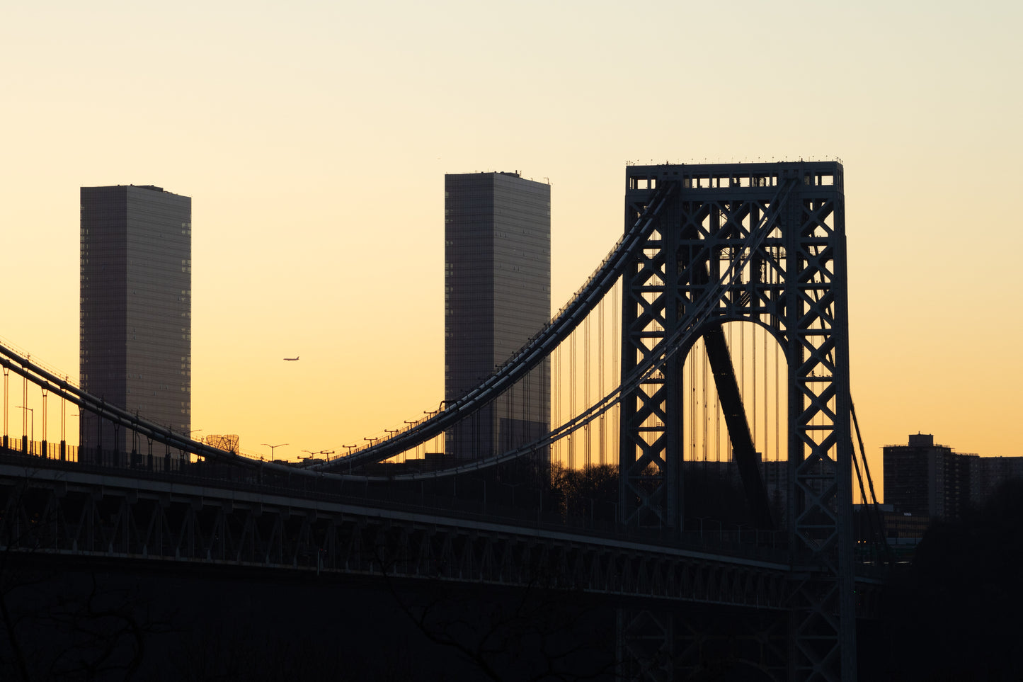 George Washington Bridge at Sunset