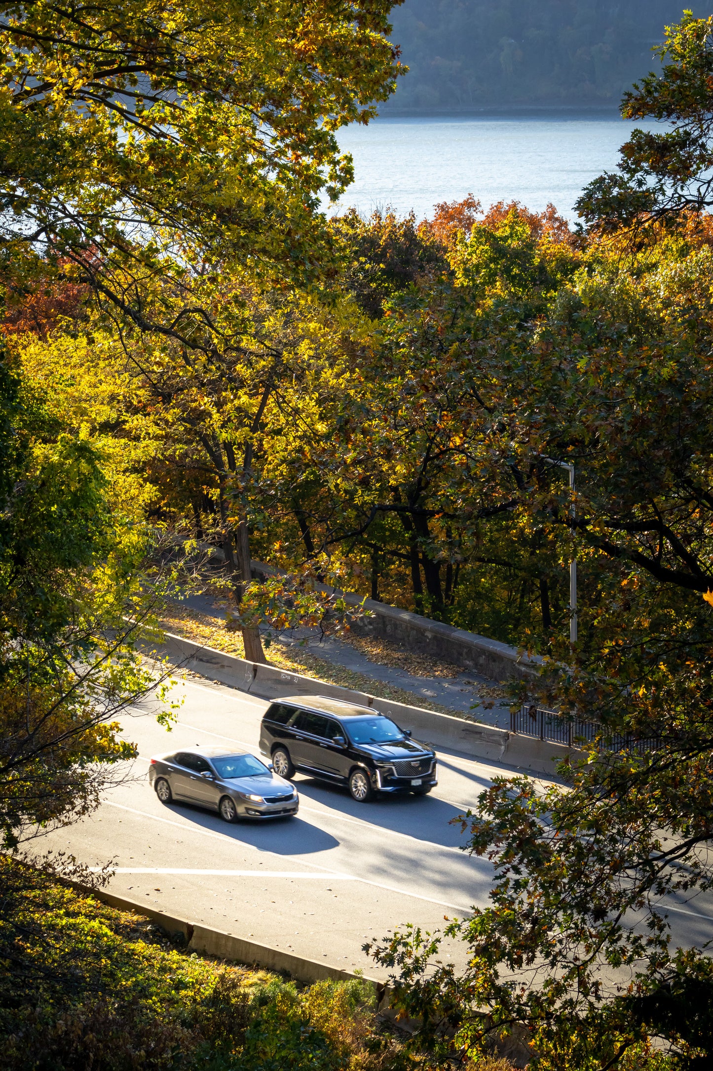 Riverside Drive in Fall