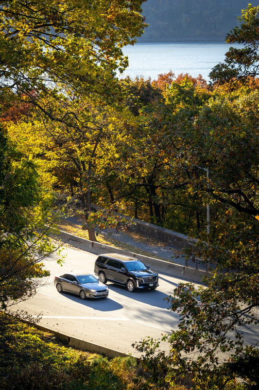 Riverside Drive in Fall